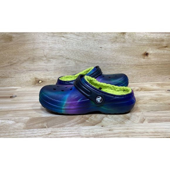 Crocs Classic Lined Out of This World 207322 0GU Youth Size J2 - Picture 5 of 9